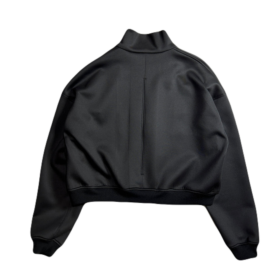 将图片加载到图库查看器，WOMEN CARDBORD JERSEY JACKET / BLACK