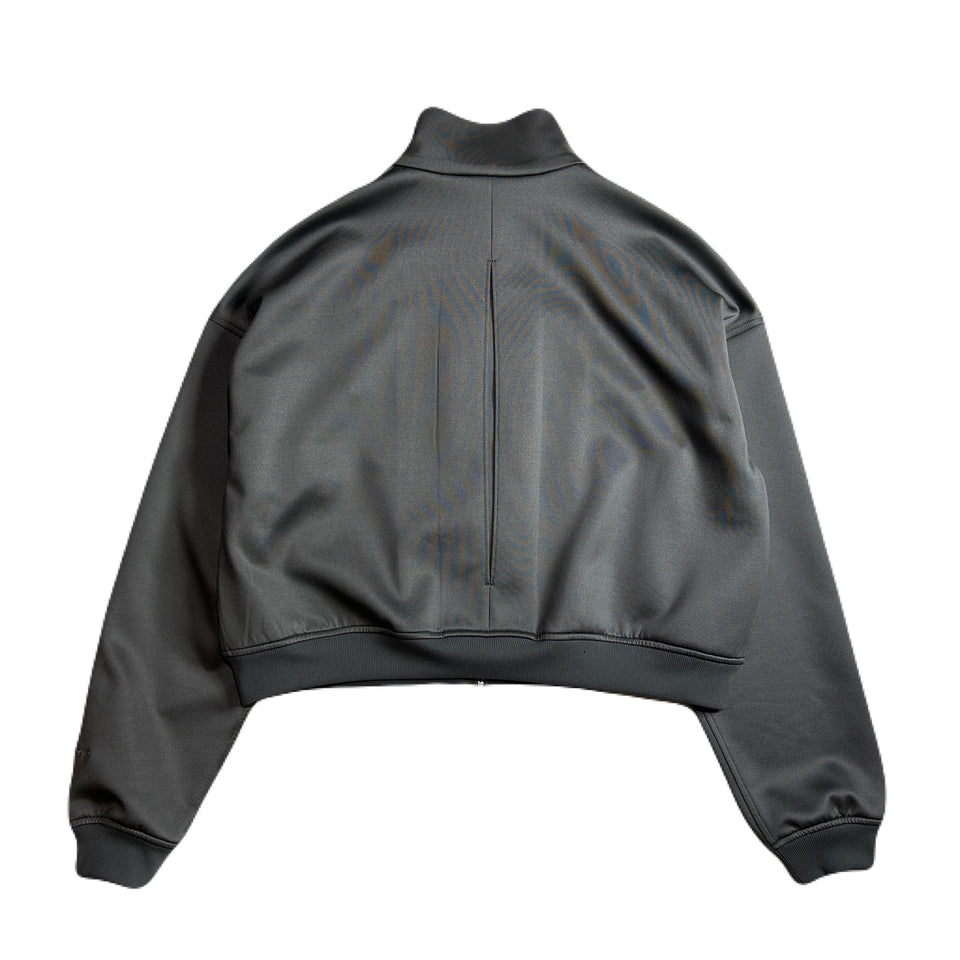 将图片加载到图库查看器，WOMEN CARDBORD JERSEY JACKET / GRAY