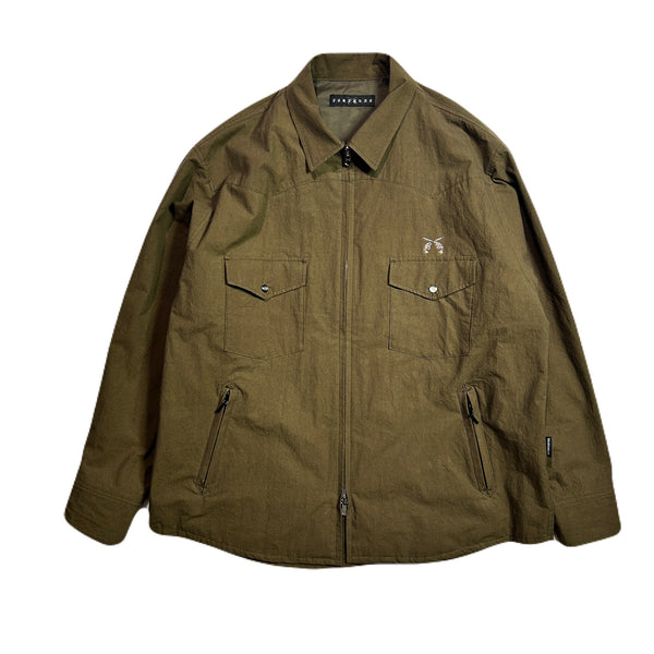 DOWN PROOF SHIRT JACKET / KHAKI