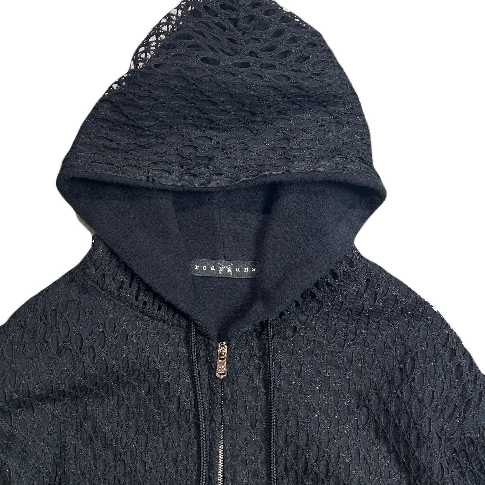 画像をギャラリービューアに読み込む, WOMENS CROSSGUN EMBROIDERY LACE HOODIE / BLACK