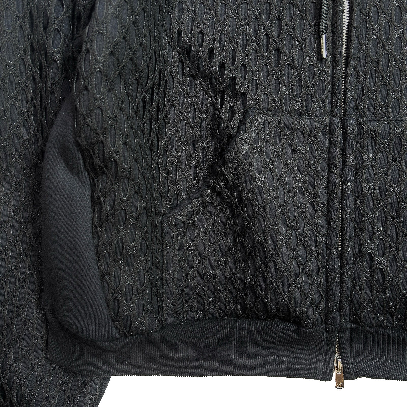 画像をギャラリービューアに読み込む, WOMENS CROSSGUN EMBROIDERY LACE HOODIE / BLACK