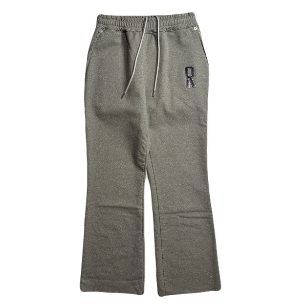 WOMEN LAME FLEECY PANTS / GRAY