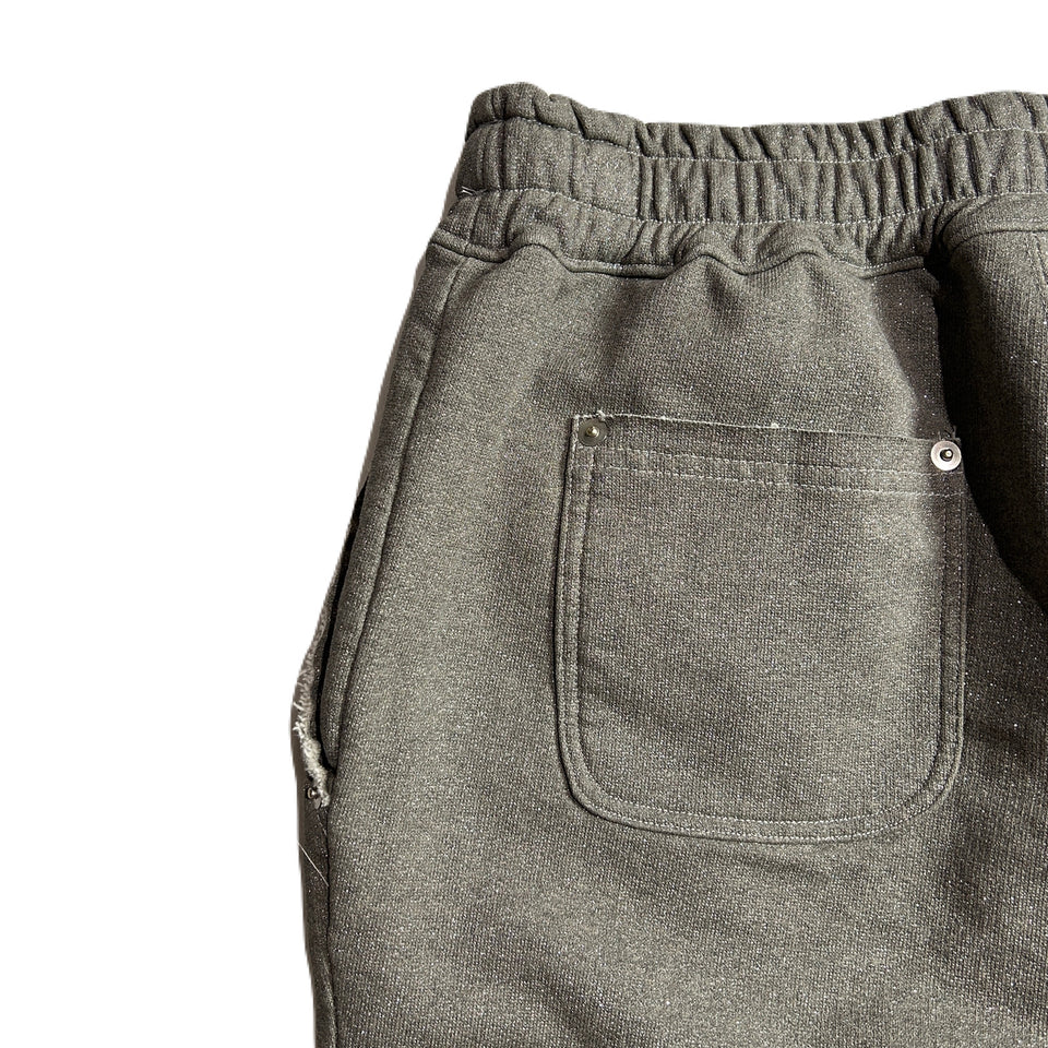 将图片加载到图库查看器，WOMEN LAME FLEECY PANTS / GRAY