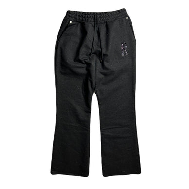 WOMEN LAME FLEECY PANTS / BLACK