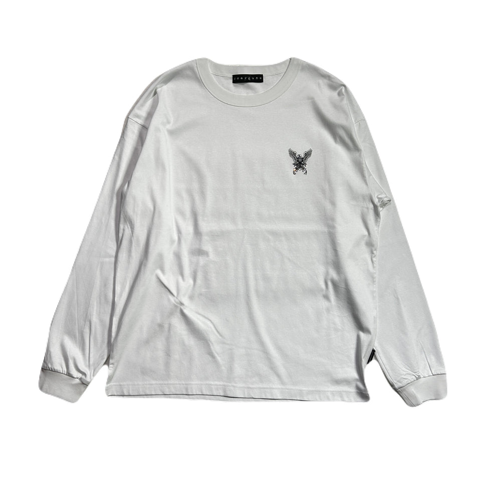 画像をギャラリービューアに読み込む, EAGLE CROSSGUN L/S T-SHIRT / WHITE