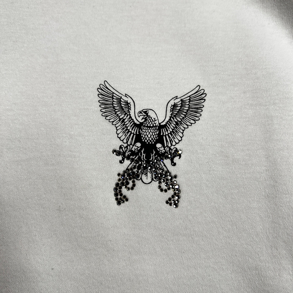 画像をギャラリービューアに読み込む, EAGLE CROSSGUN L/S T-SHIRT / WHITE