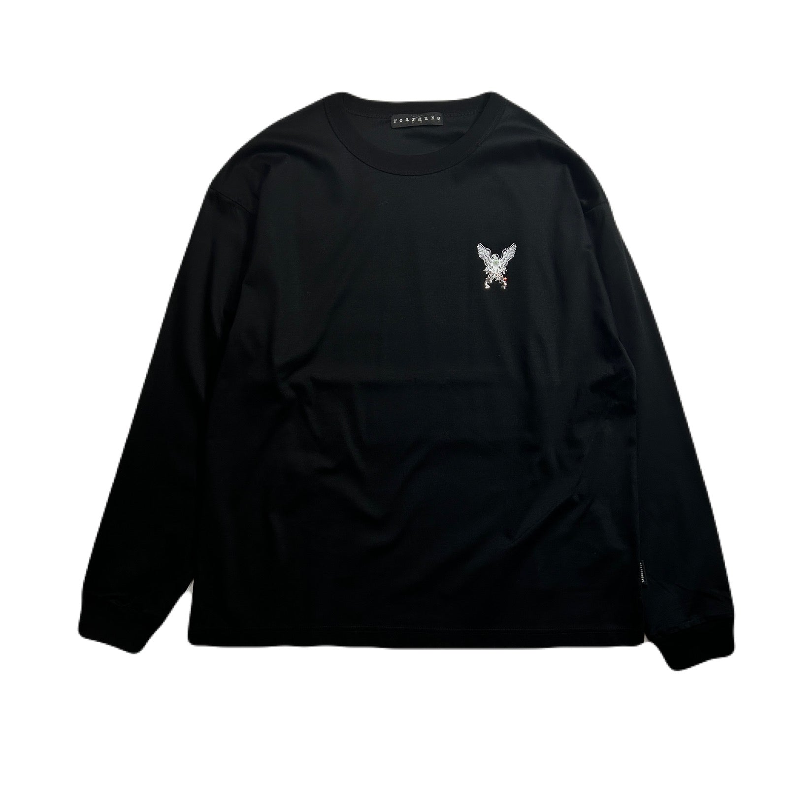 将图片加载到图库查看器，EAGLE CROSSGUN L/S T-SHIRT / BLACK