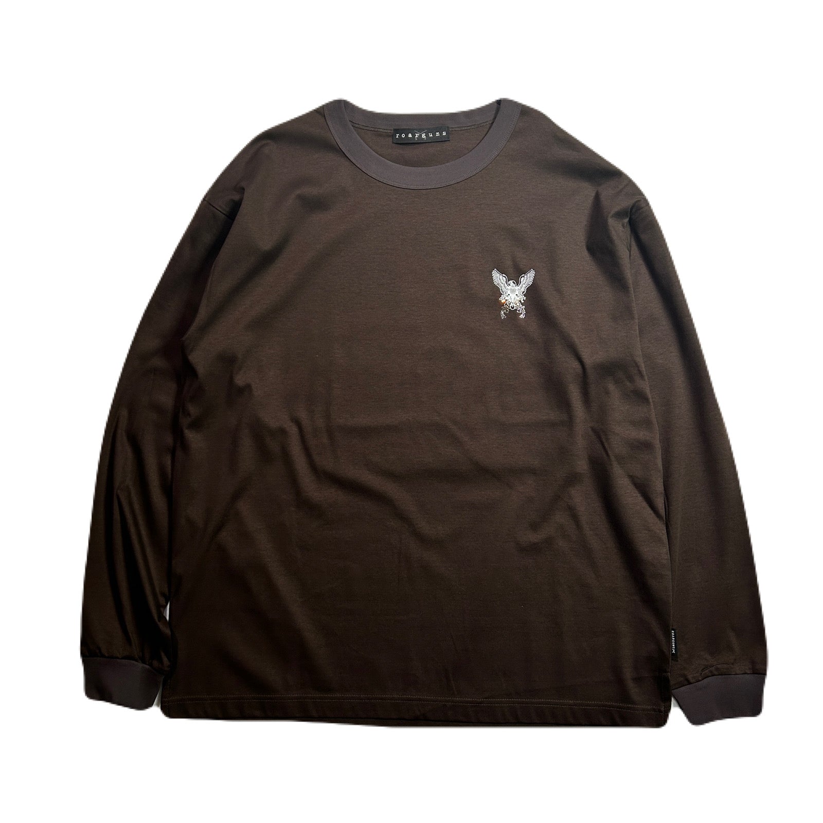 画像をギャラリービューアに読み込む, EAGLE CROSSGUN L/S T-SHIRT / BROWN