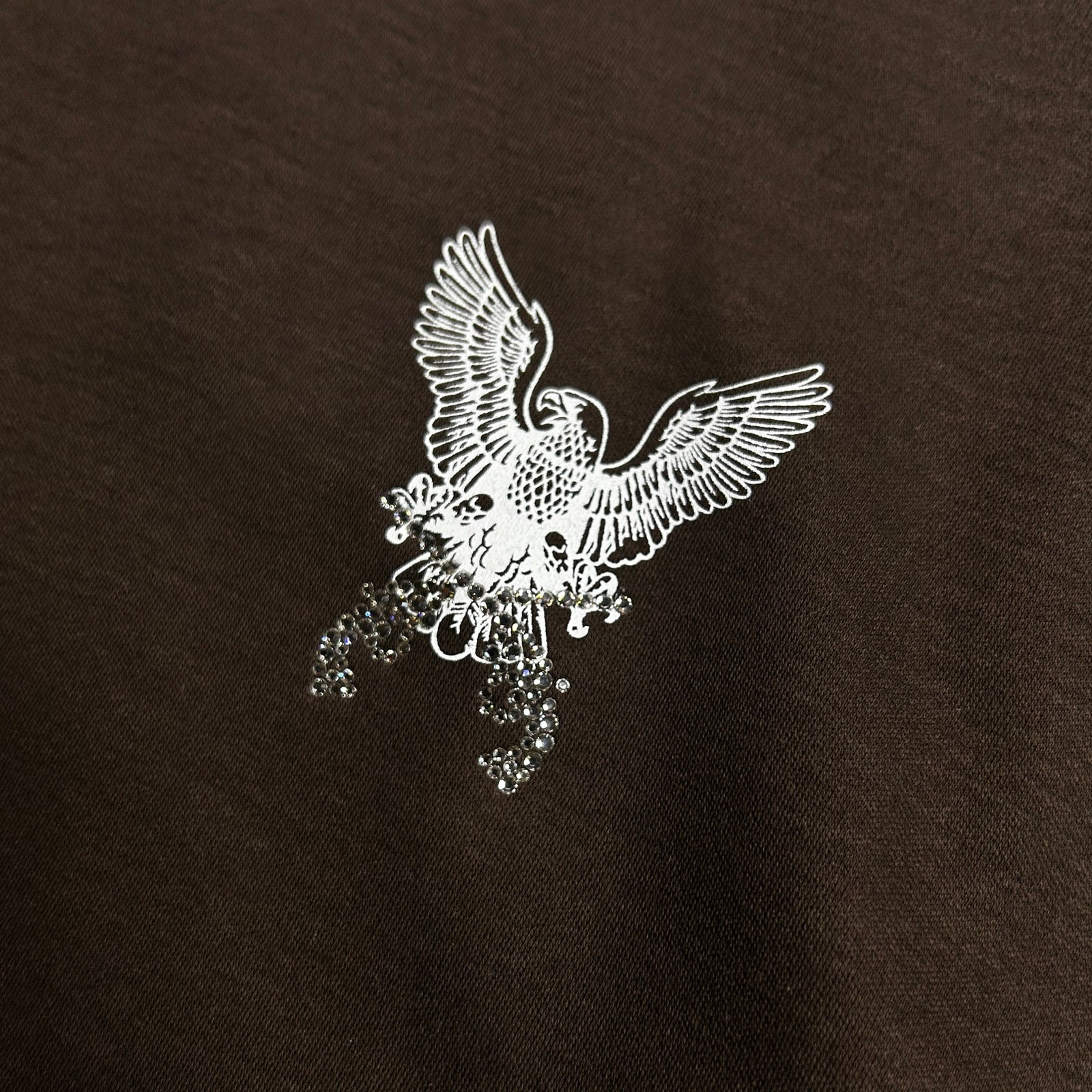 画像をギャラリービューアに読み込む, EAGLE CROSSGUN L/S T-SHIRT / BROWN