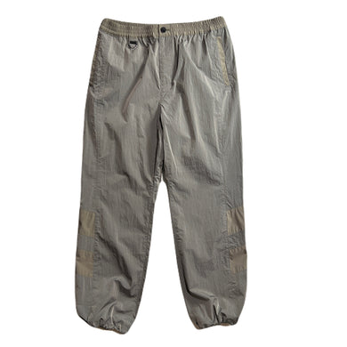 METALLIC NYLON PANTS / GRAY