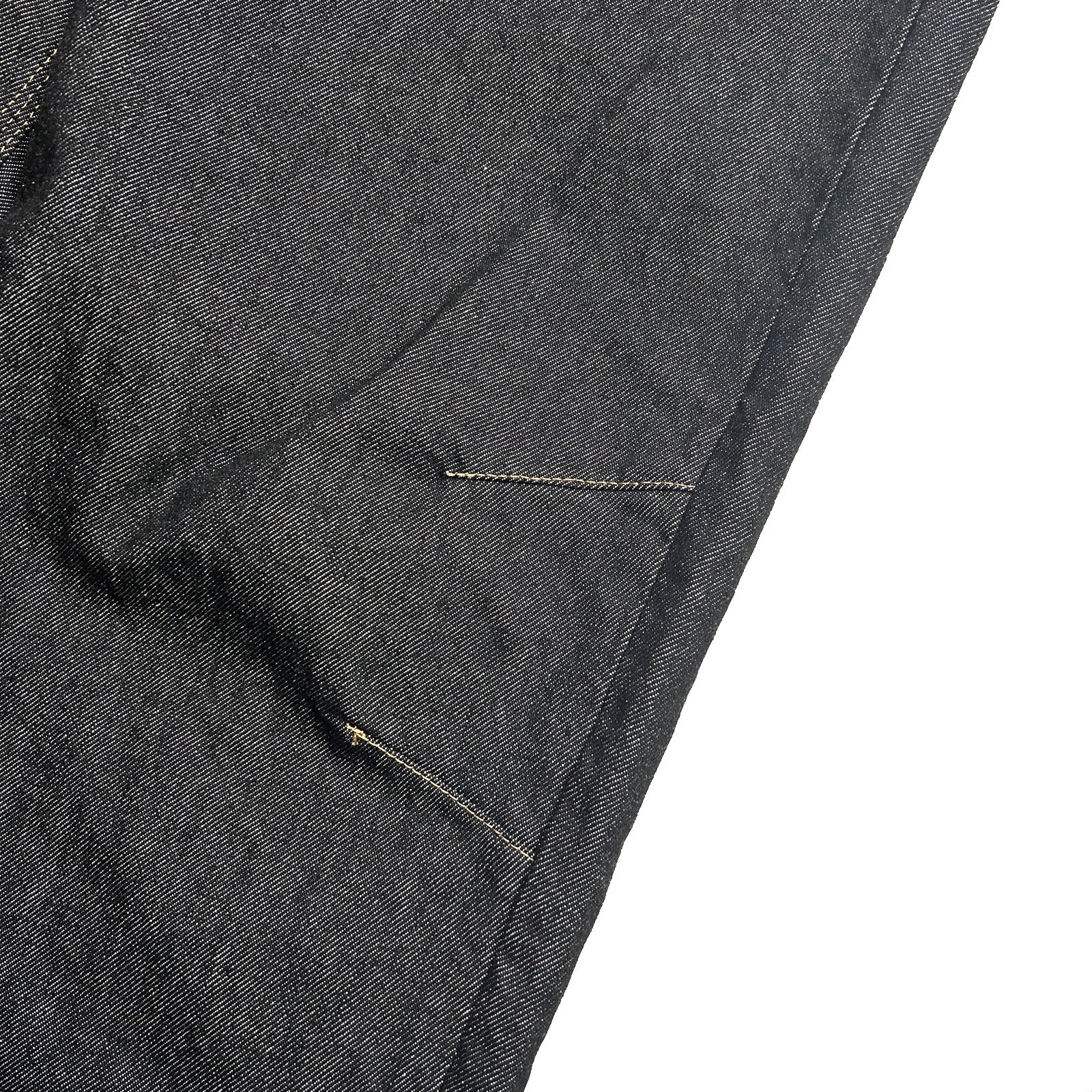 画像をギャラリービューアに読み込む, ONE WASH CRYSTAL DENIM PANTS  / BLACK