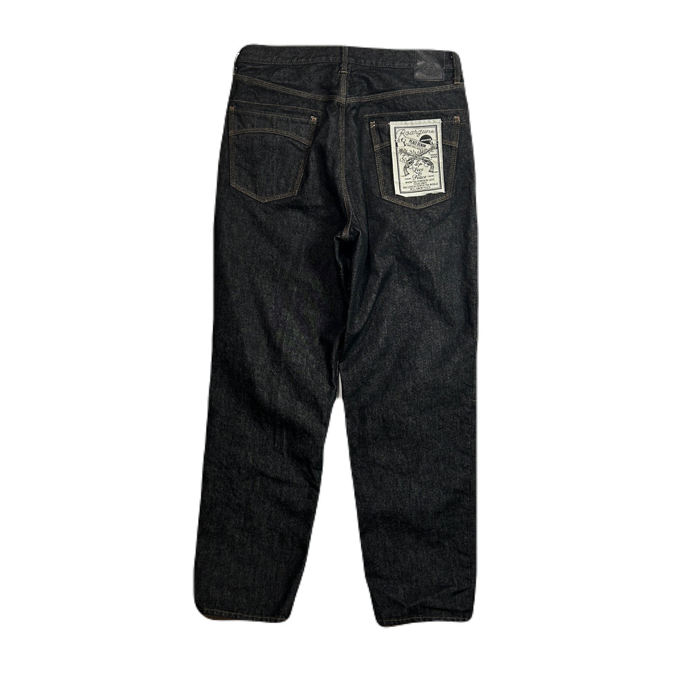 画像をギャラリービューアに読み込む, ONE WASH CRYSTAL DENIM PANTS  / BLACK