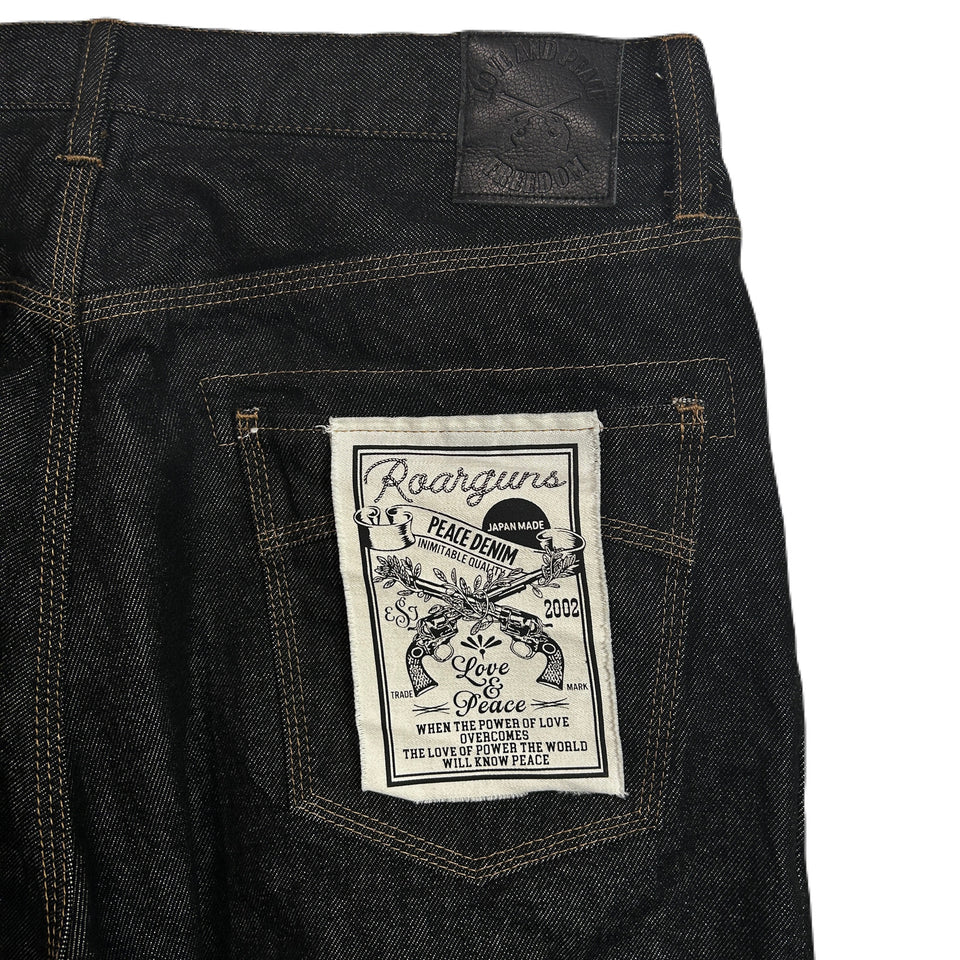 画像をギャラリービューアに読み込む, ONE WASH CRYSTAL DENIM PANTS  / BLACK