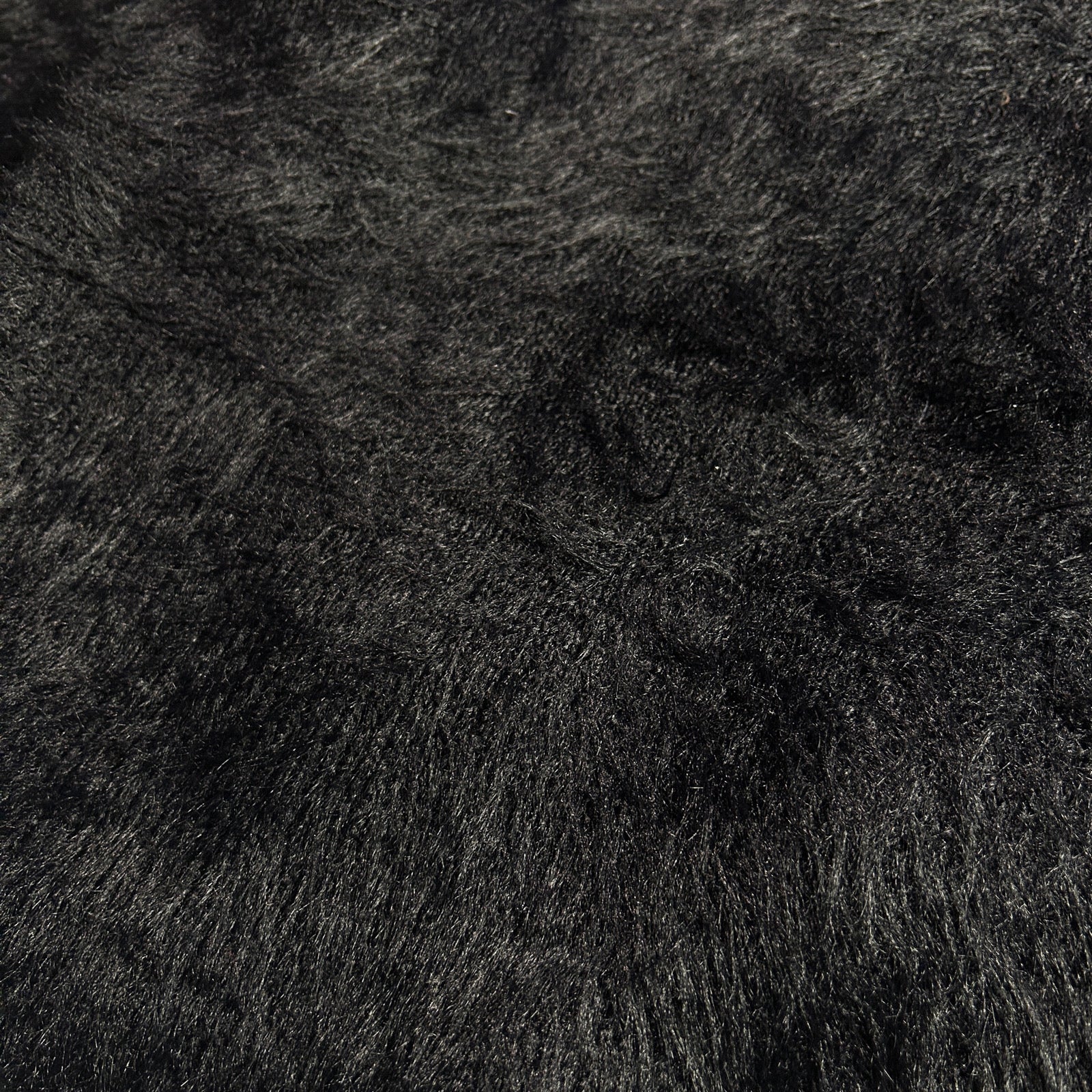画像をギャラリービューアに読み込む, FAR BASKET KNIT HOODIE / BLACK