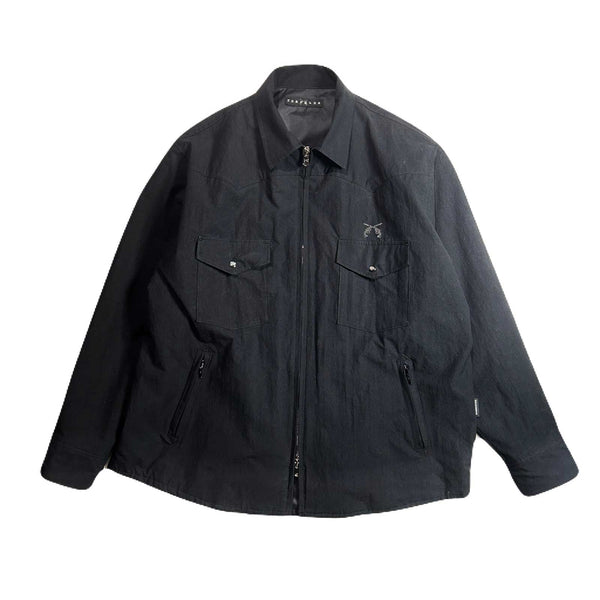 DOWN PROOF SHIRT JACKET / BLACK