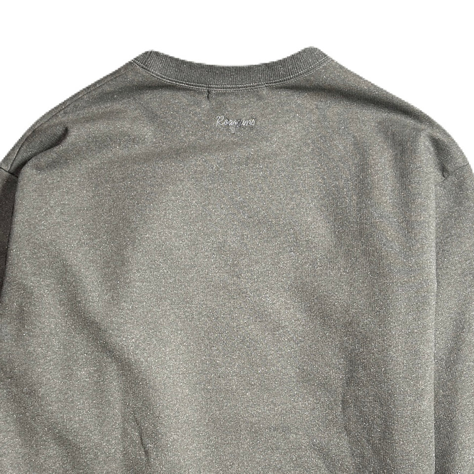 Load image into Gallery viewer, LAME FLEECY SWEAT T / SILVER