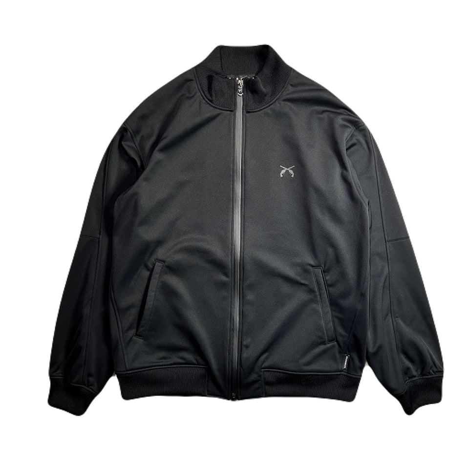 将图片加载到图库查看器，WarmdArt® FLEECE TRACK JACKET / BLACK