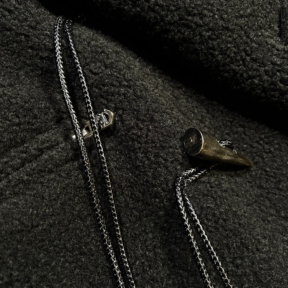 将图片加载到图库查看器，SHEEP BOA P-COAT / BLACK