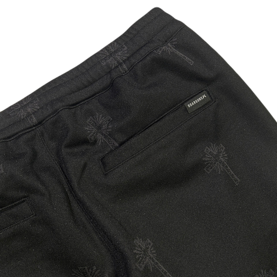 画像をギャラリービューアに読み込む, CROSS JACQUARD JERSEY PANTS / BLACK