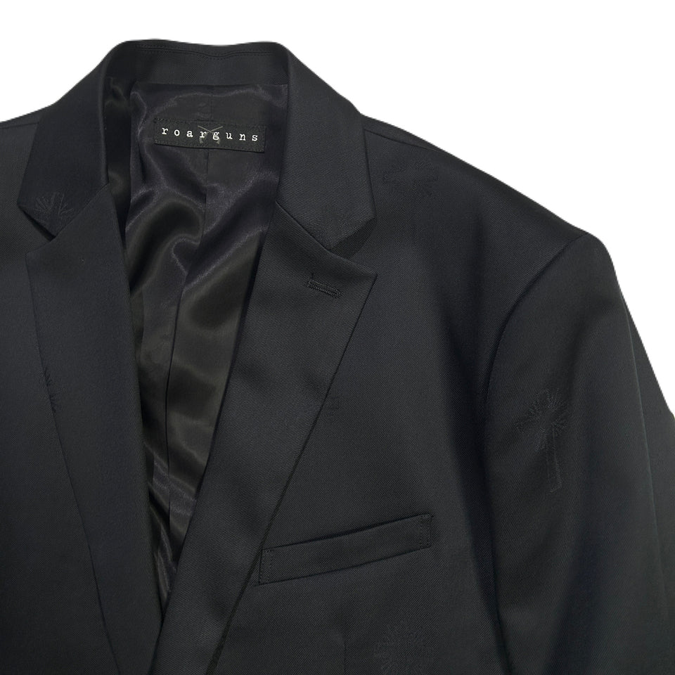 画像をギャラリービューアに読み込む, LIMITED EDITION CROSS JACQUARD CROSS CRYSTAL JACKET / BLACK