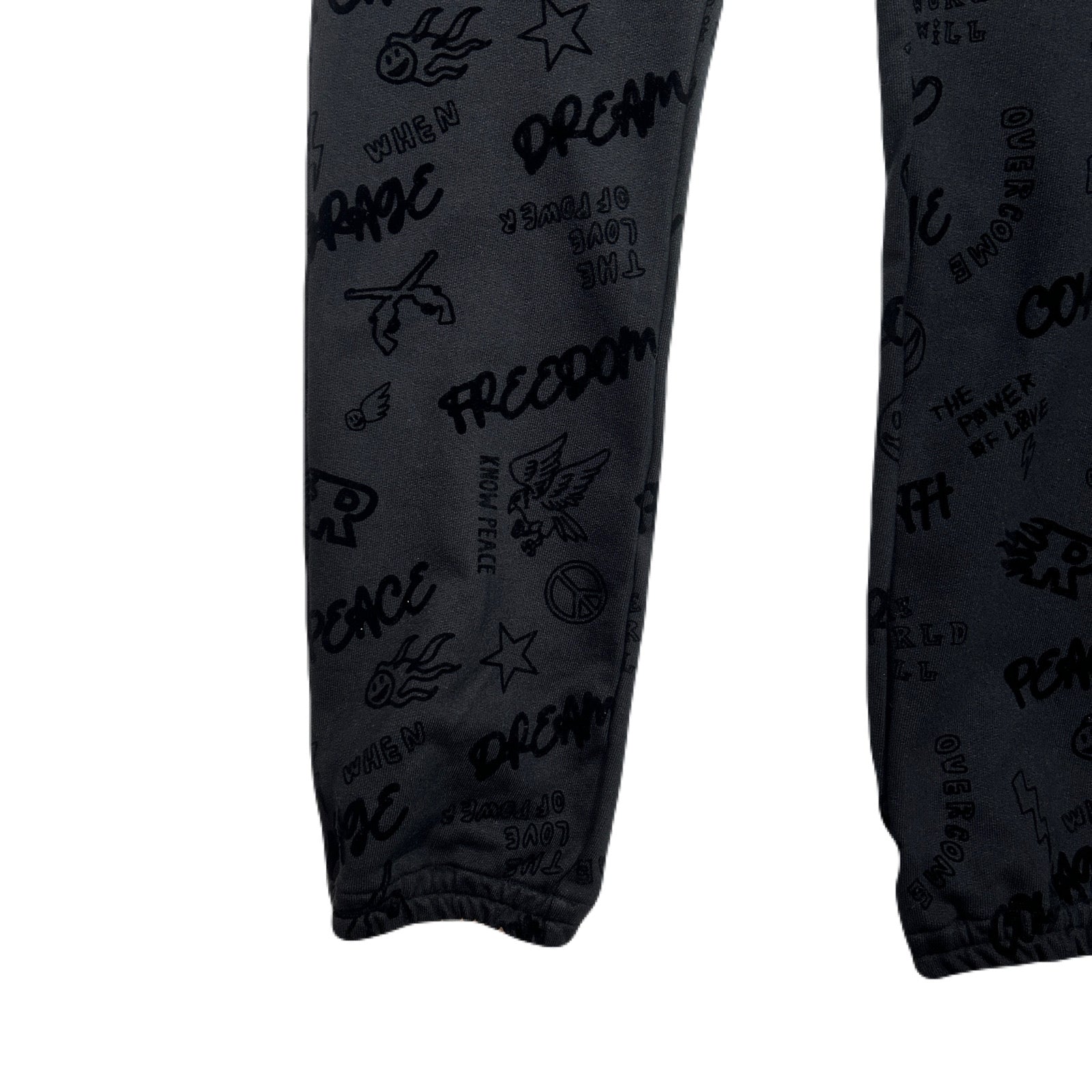 将图片加载到图库查看器，FLOCKY PRINT PANTS / BLACK