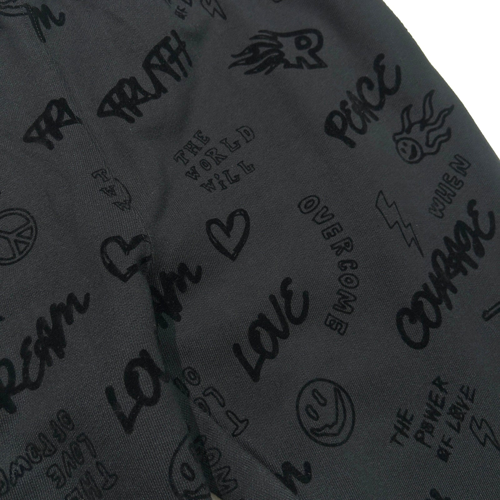 将图片加载到图库查看器，FLOCKY PRINT PANTS / BLACK