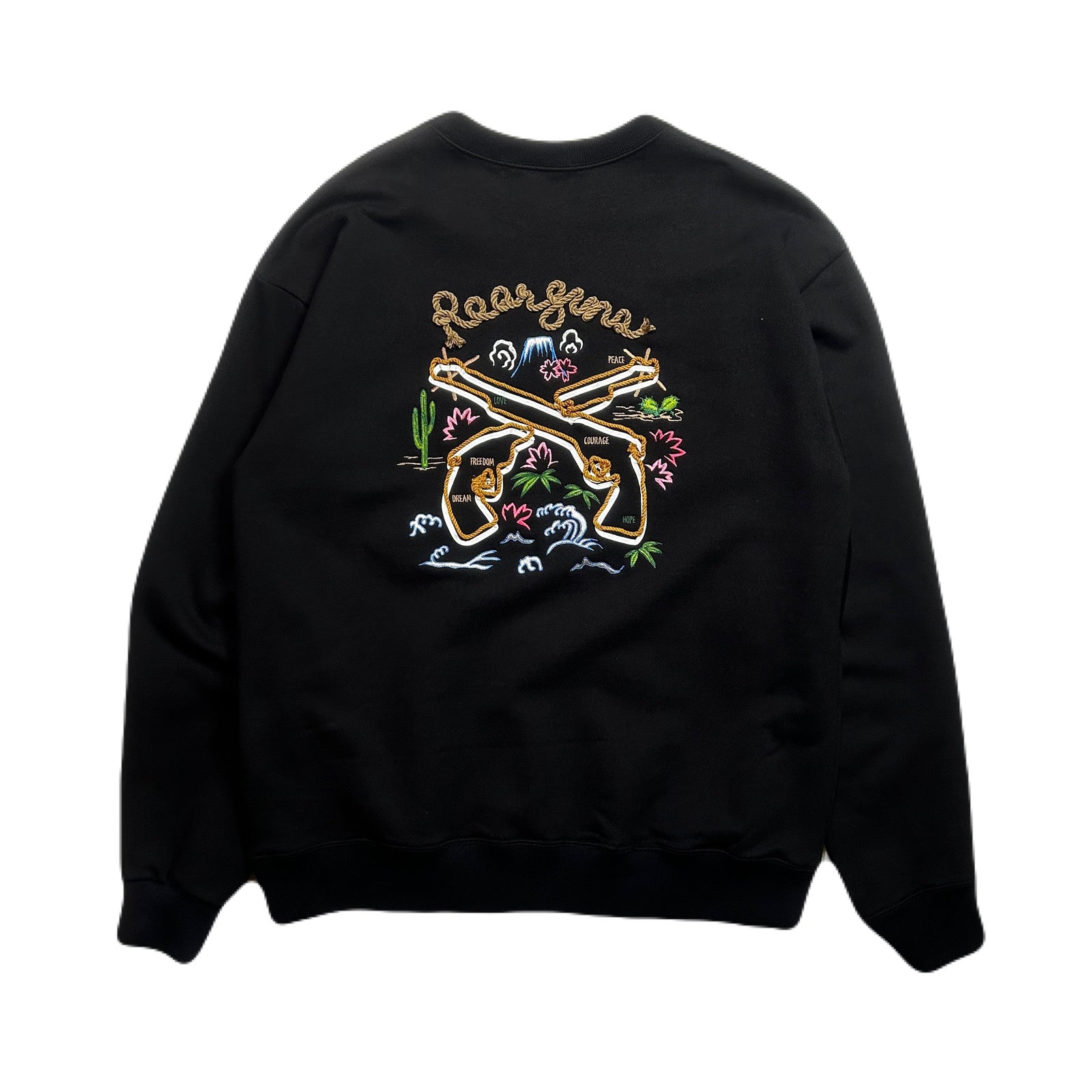 画像をギャラリービューアに読み込む, SOUVENIR SWEAT SHIRT / BLACK*COLOR