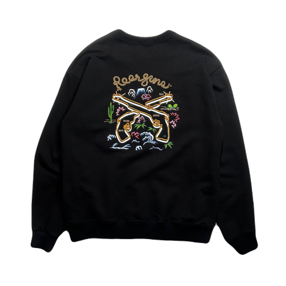 画像をギャラリービューアに読み込む, SOUVENIR SWEAT SHIRT / BLACK*COLOR