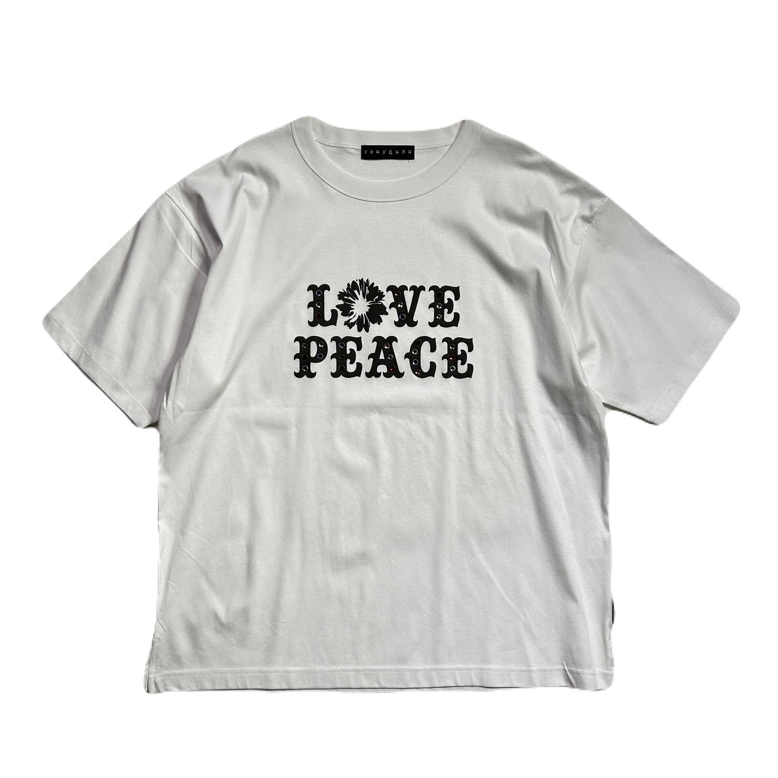 将图片加载到图库查看器，LOVE PEACE HOTFIX T-SHIRT / WHITE