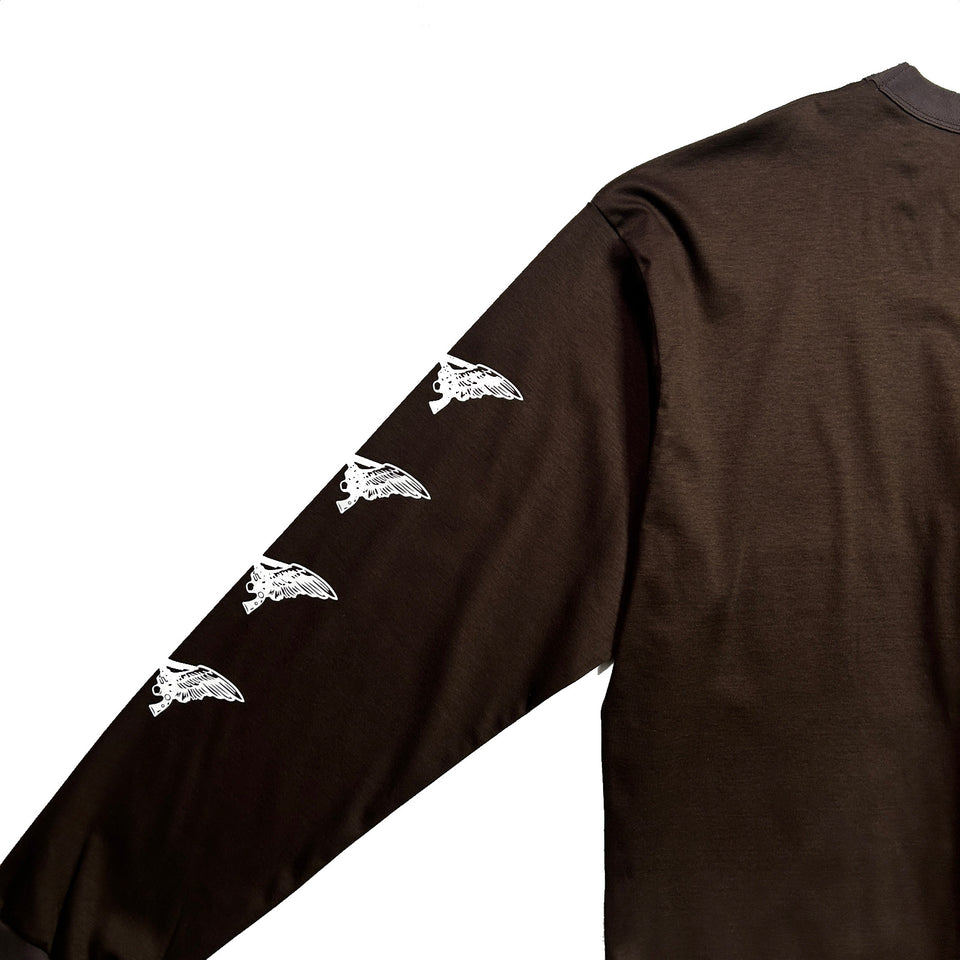 画像をギャラリービューアに読み込む, ANGEL FRAME L/S T-SHIRT / BROWN