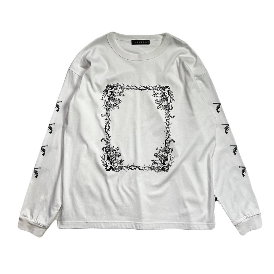 画像をギャラリービューアに読み込む, ANGEL FRAME L/S T-SHIRT / WHITE