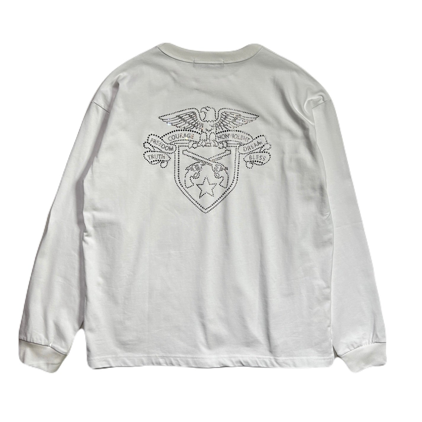 将图片加载到图库查看器，EAGLE CRYSTAL L/S T-SHIRT / WHITE