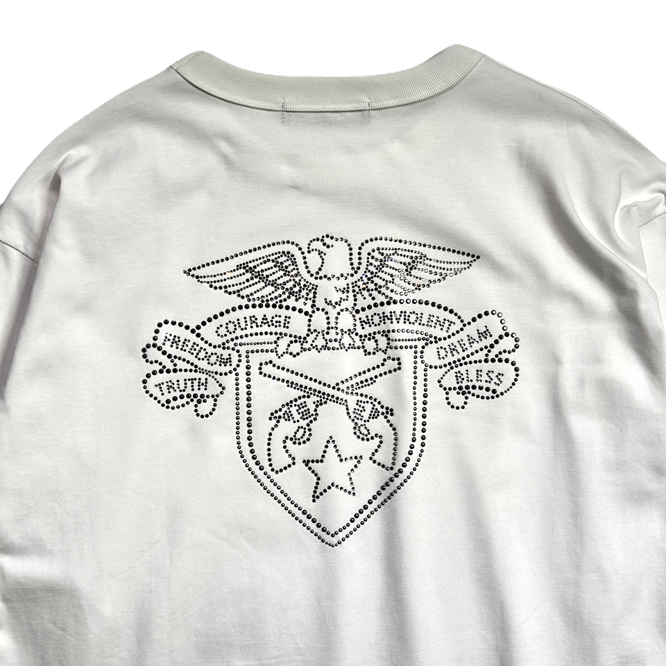 将图片加载到图库查看器，EAGLE CRYSTAL L/S T-SHIRT / WHITE