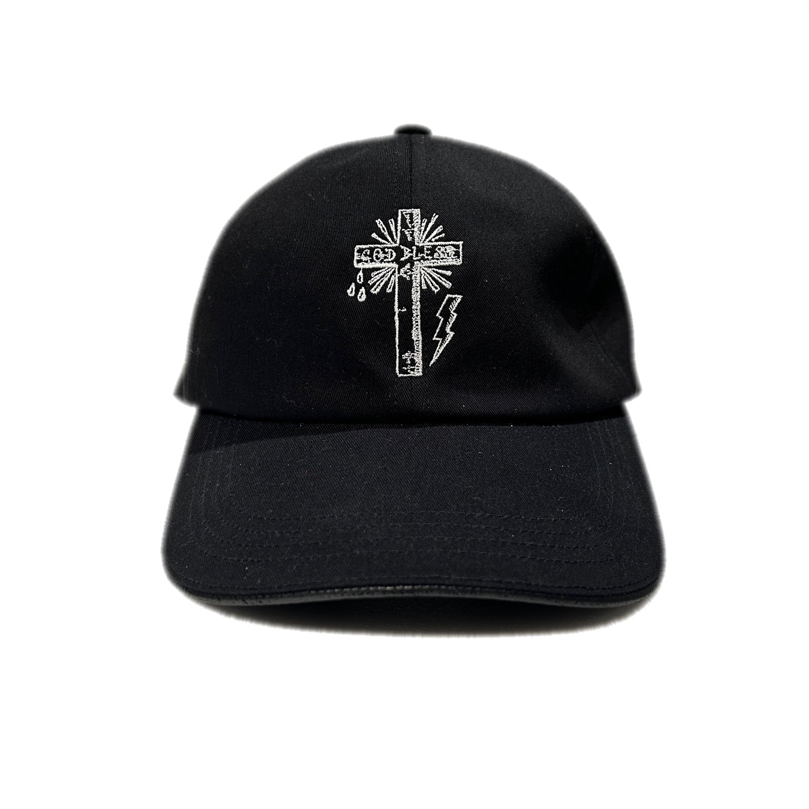 将图片加载到图库查看器，CROSS EMBROIDERY BB CAP / BLACK
