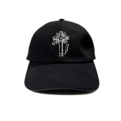 CROSS EMBROIDERY BB CAP / BLACK