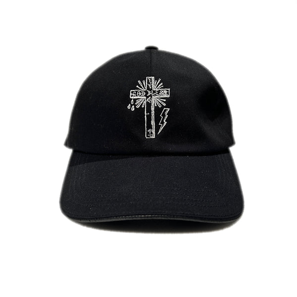 CROSS EMBROIDERY BB CAP / BLACK