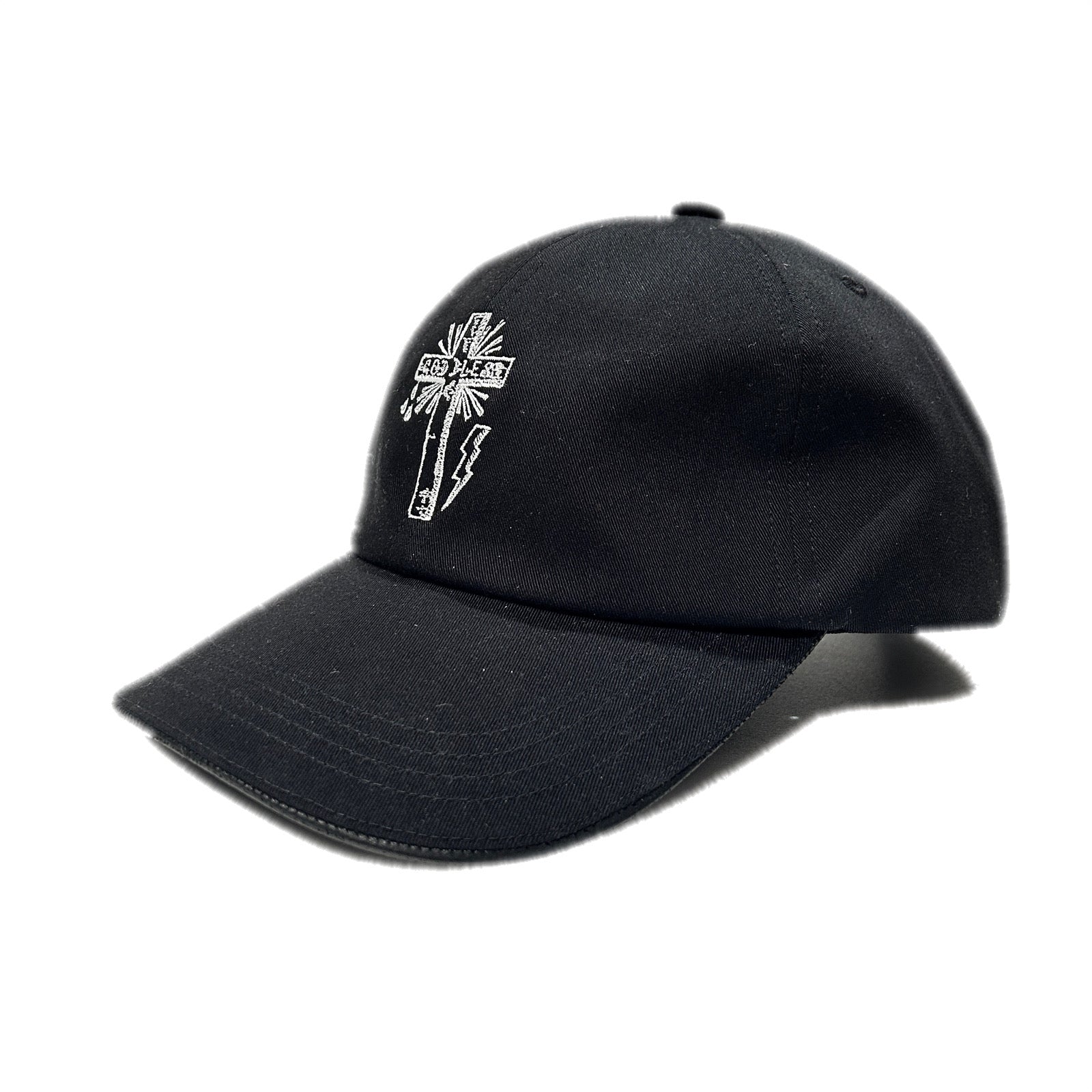 将图片加载到图库查看器，CROSS EMBROIDERY BB CAP / BLACK