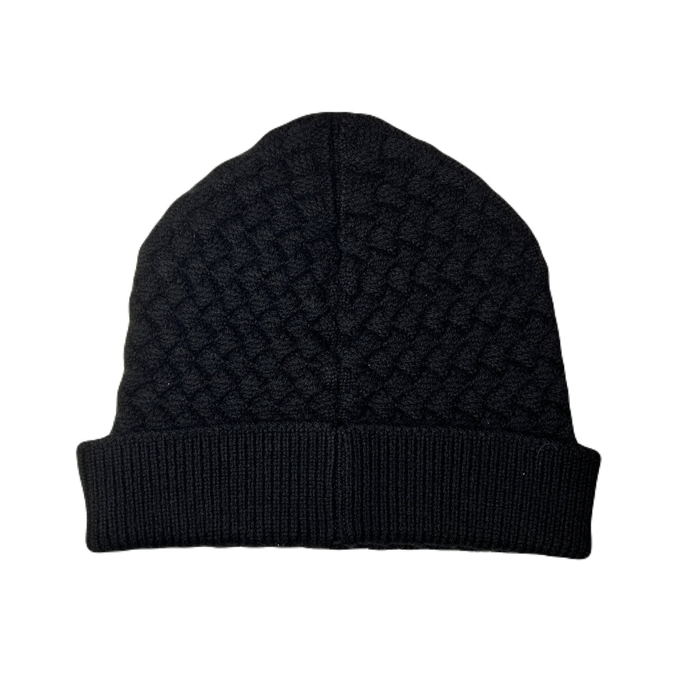 画像をギャラリービューアに読み込む, FAR BASKET KNIT CAP CROSSGUN EMBROIDERY / BLACK