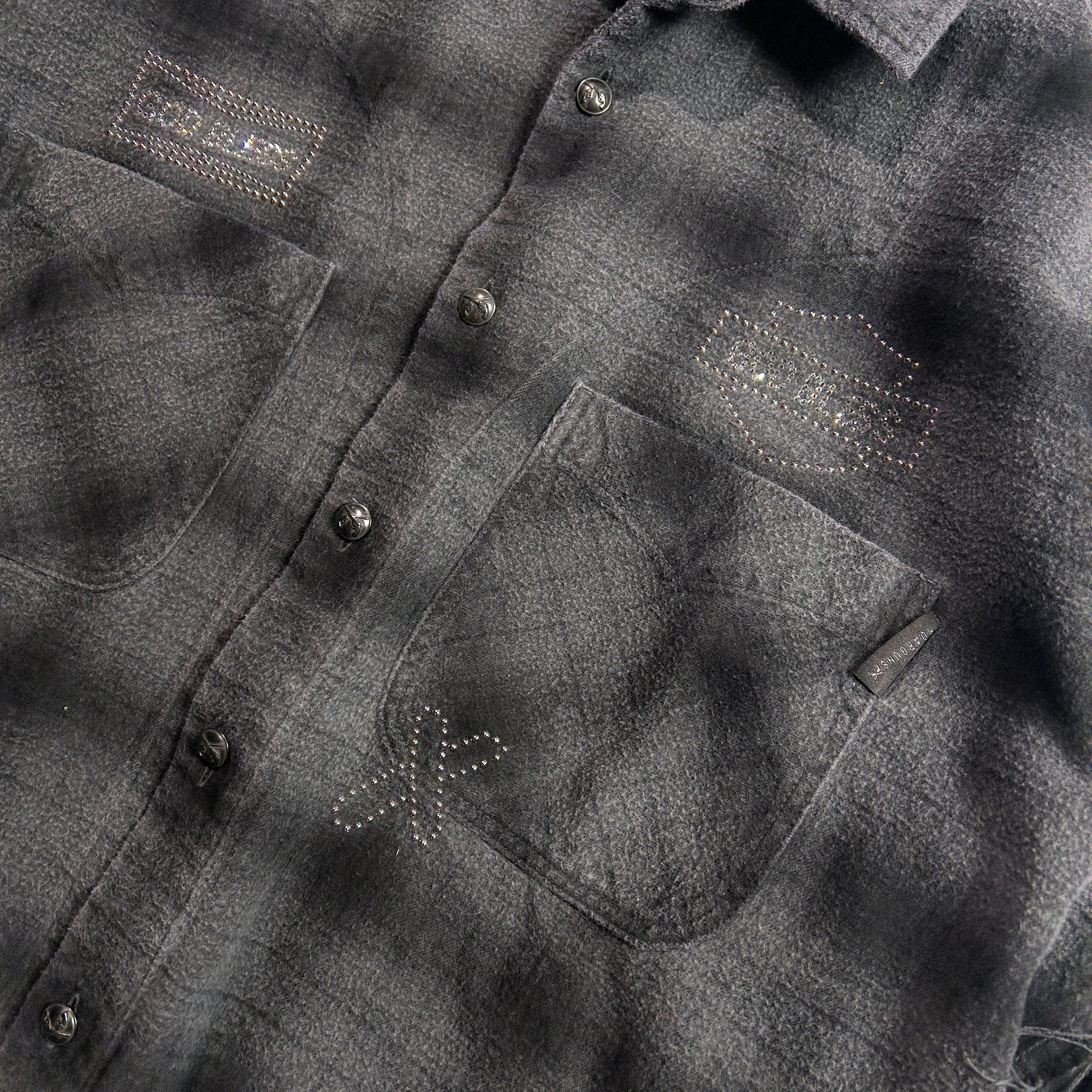 画像をギャラリービューアに読み込む, SHGGY CHECK SHIRT METAL / BLACK