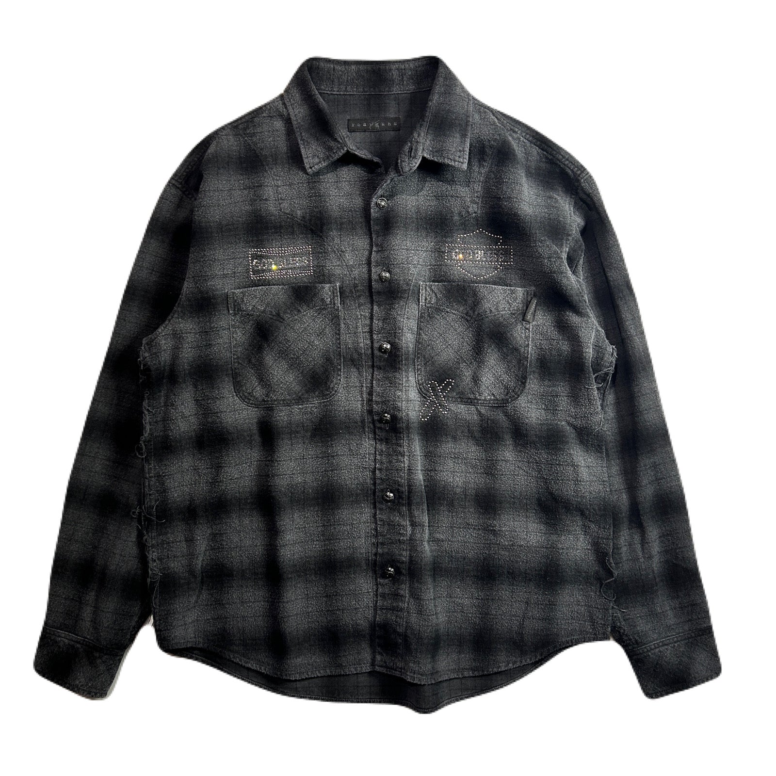 画像をギャラリービューアに読み込む, SHGGY CHECK SHIRT METAL / BLACK