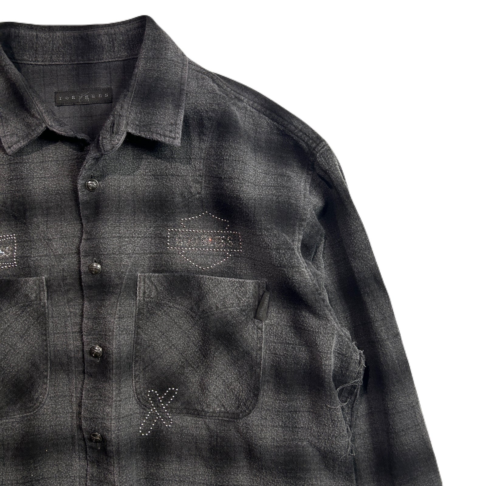 画像をギャラリービューアに読み込む, SHGGY CHECK SHIRT METAL / BLACK