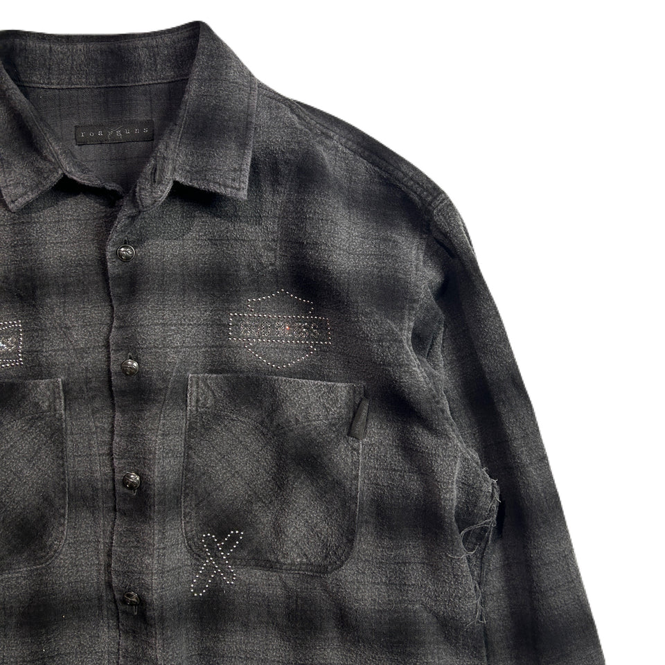 画像をギャラリービューアに読み込む, SHGGY CHECK SHIRT METAL / BLACK