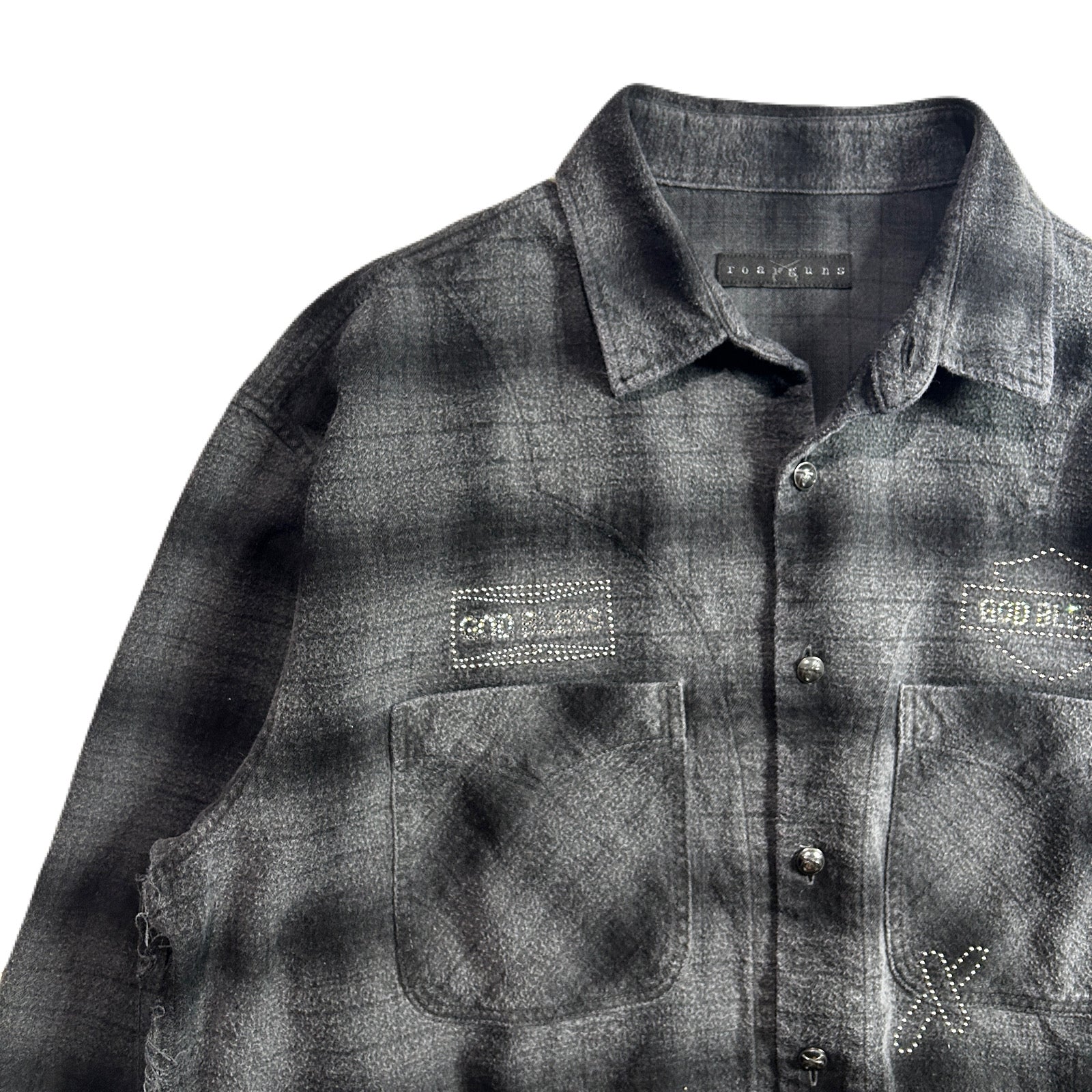 画像をギャラリービューアに読み込む, SHGGY CHECK SHIRT METAL / BLACK