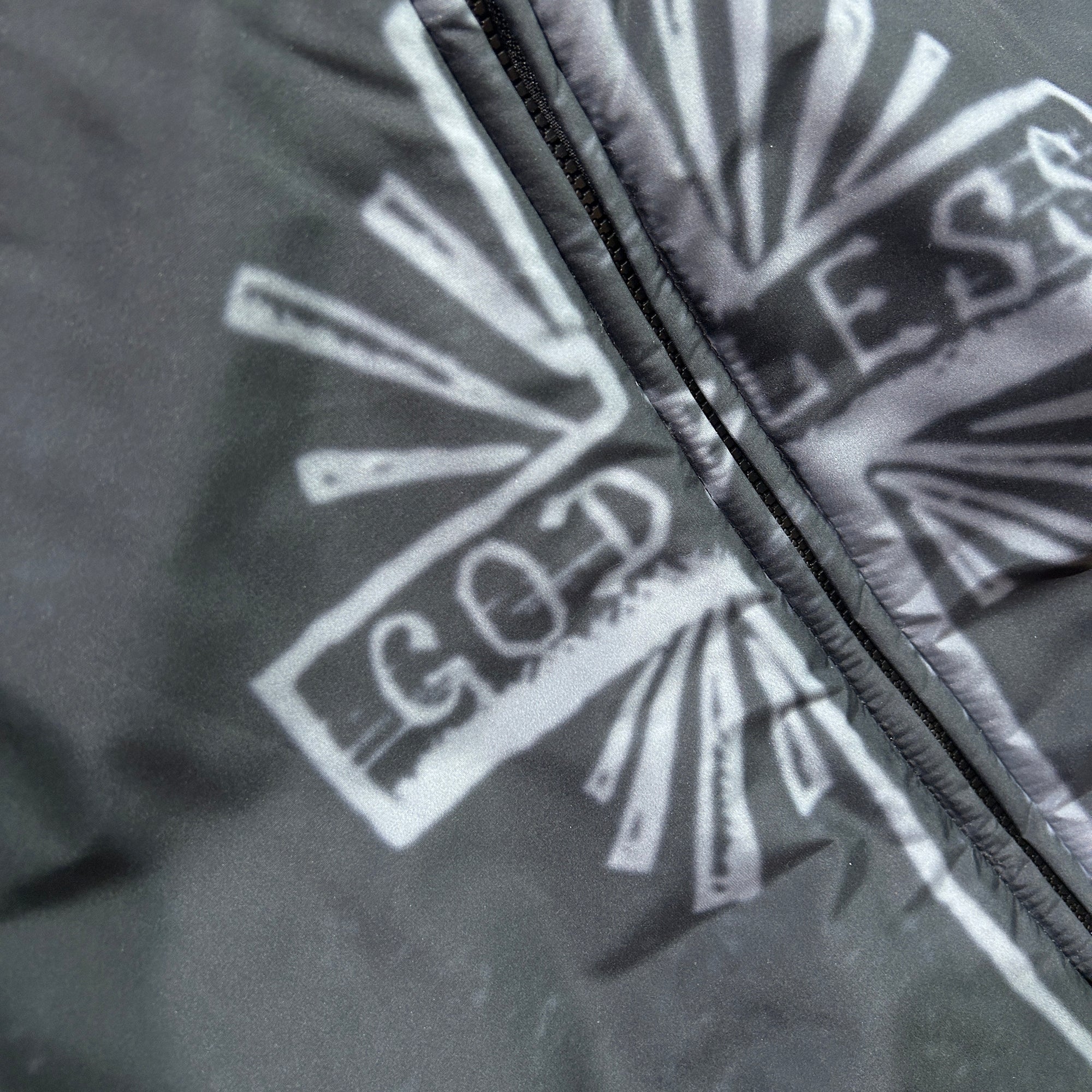 将图片加载到图库查看器，CROSS INKJET PRINT HOODIE / GRAY