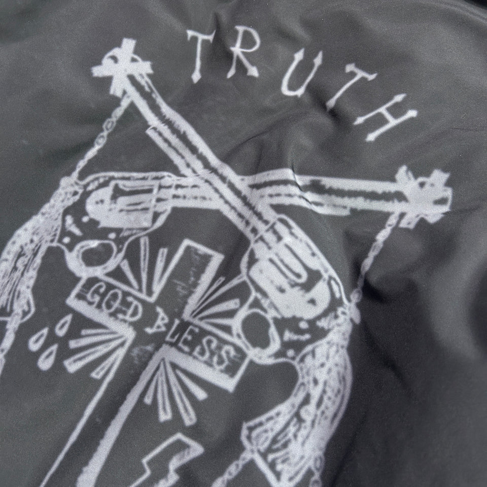将图片加载到图库查看器，CROSS INKJET PRINT HOODIE / GRAY