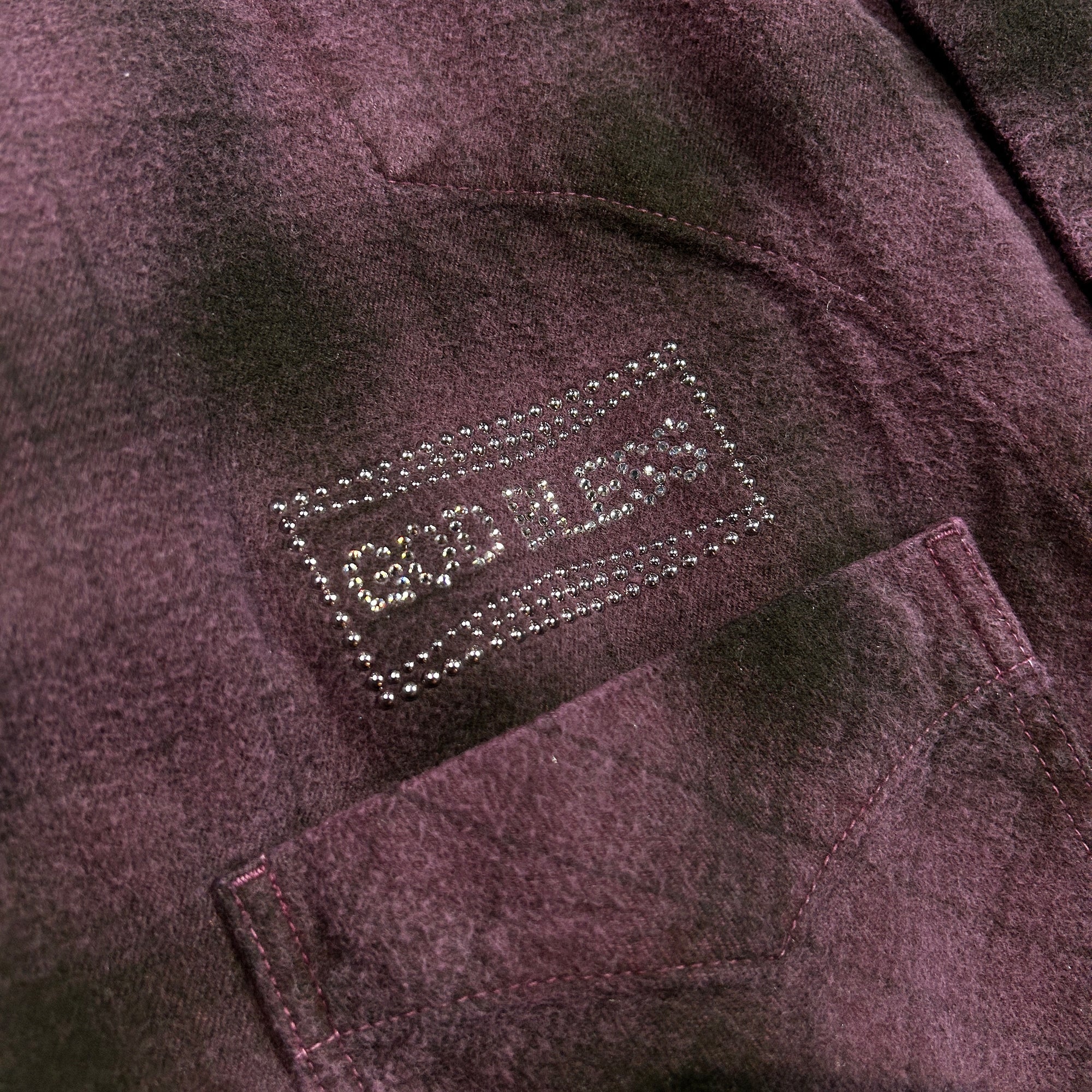 画像をギャラリービューアに読み込む, SHGGY CHECK SHIRT CRYSTAL / BURGUNDY