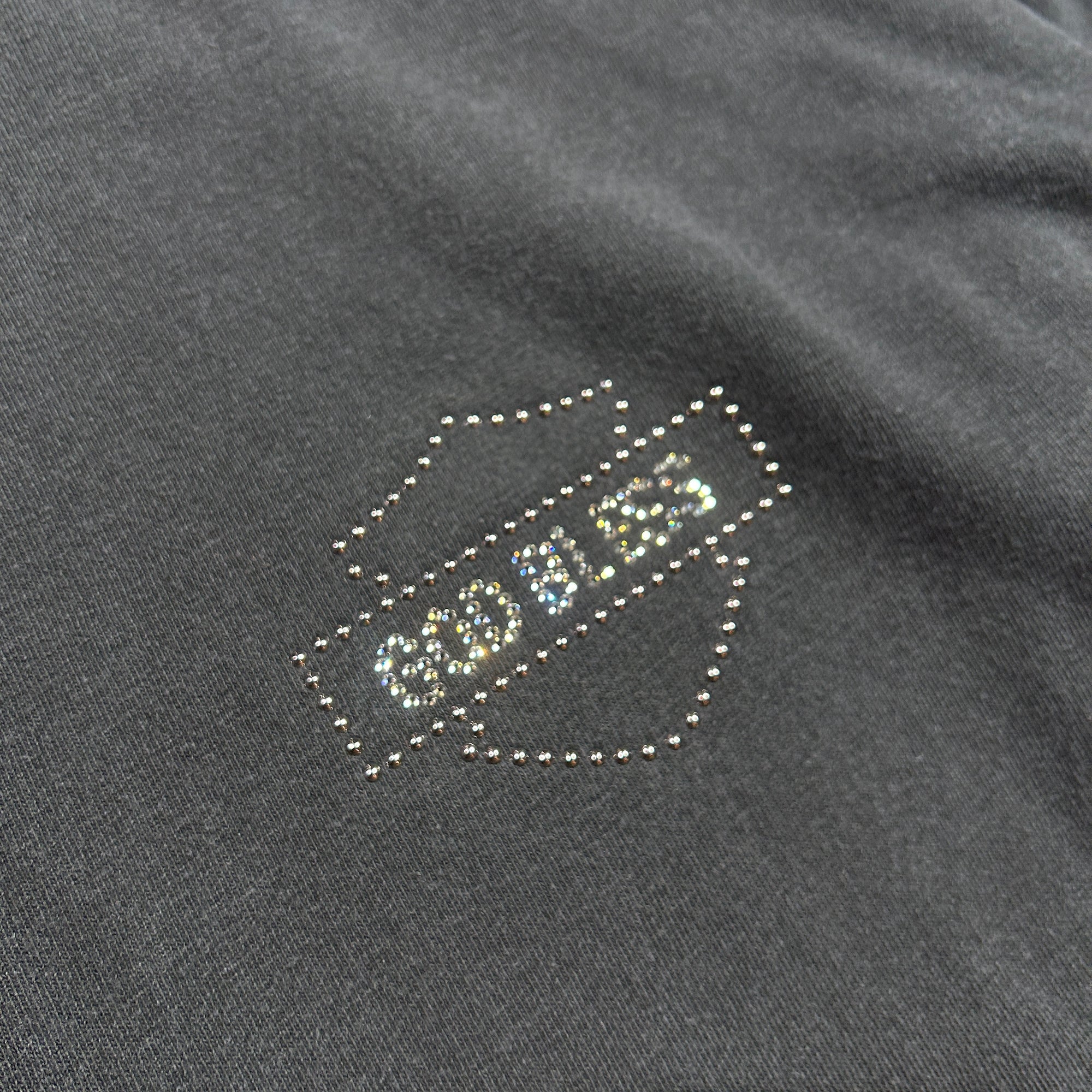 画像をギャラリービューアに読み込む, GOD BLESS CRYSTAL L/S T-SHIRT / BLACK