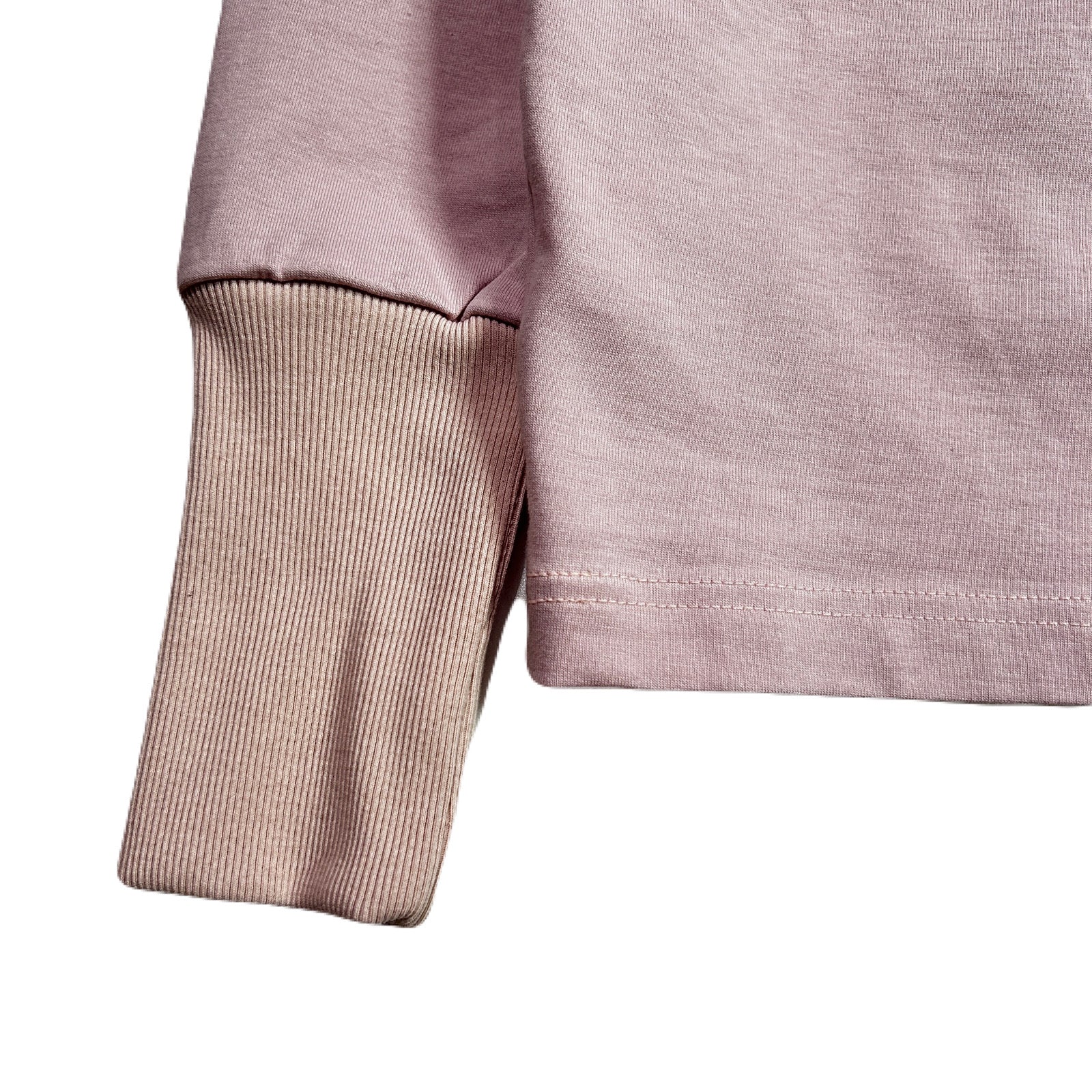 将图片加载到图库查看器，WOMENS ORGANDY FLOWER L/S T-SHIRT / PINK