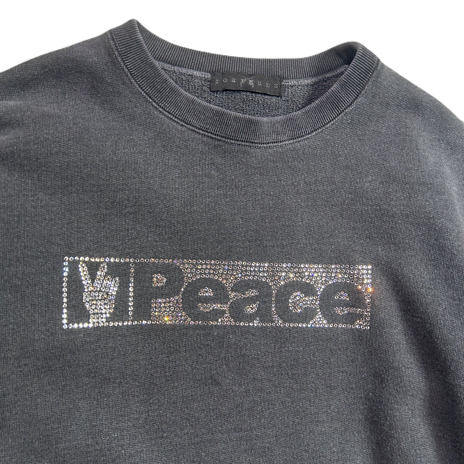 画像をギャラリービューアに読み込む, PEACE CRYSTAL SWEATER / BLACK