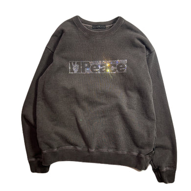 PEACE CRYSTAL SWEATER / BROWN